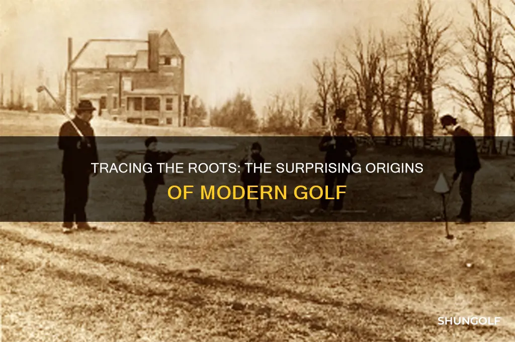 where did modern day golf originated from