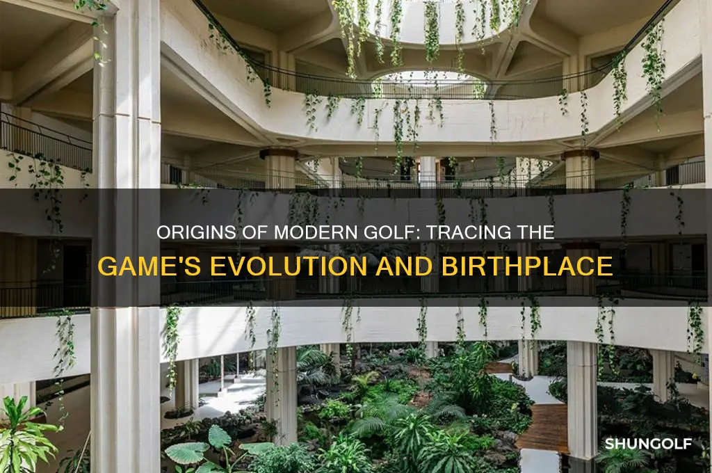 where did modern golf games start