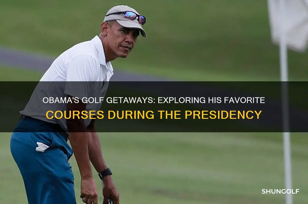 where did obama golf during his presidency
