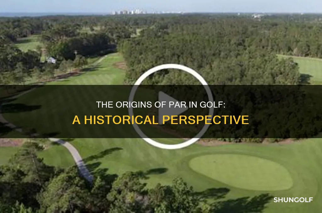 where did par in golf come from