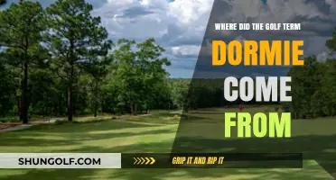 Unraveling the Origins of the Golf Term 'Dormie