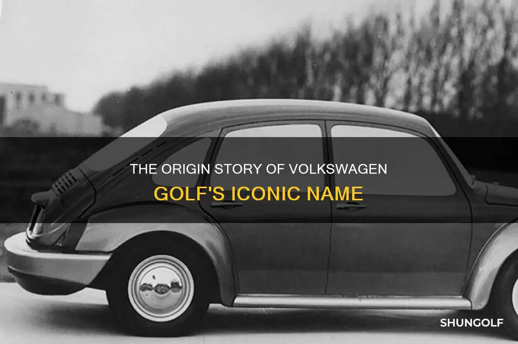 where did the name volkswagen golf come from