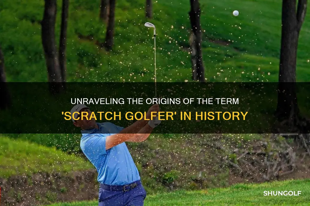 where did the term scratch golfer come from