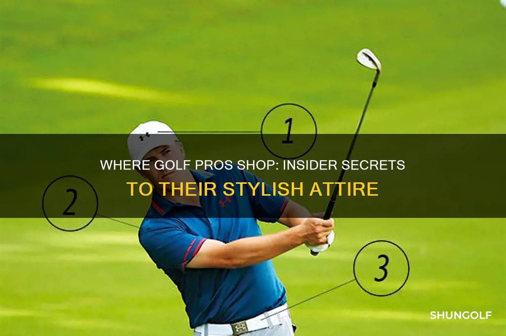 where do golf pros buy their clothes