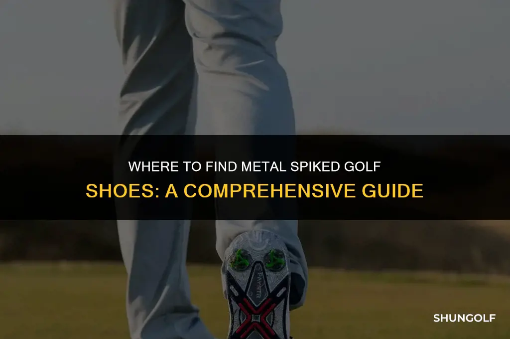 where do i buy metal spiked golf shoes