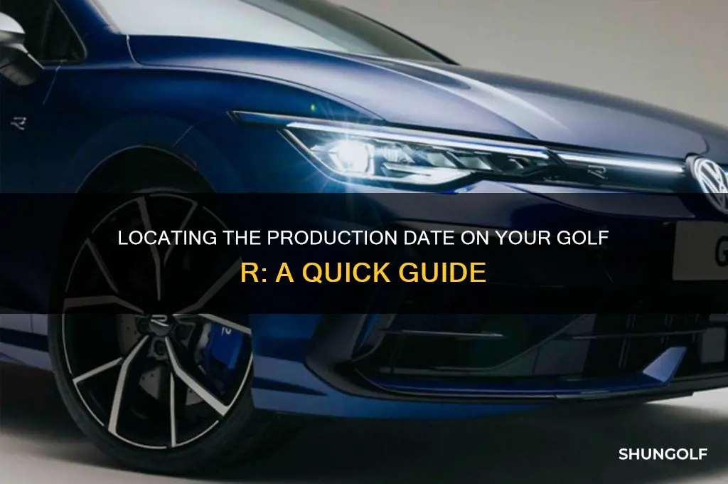 where do i find production date on golf r