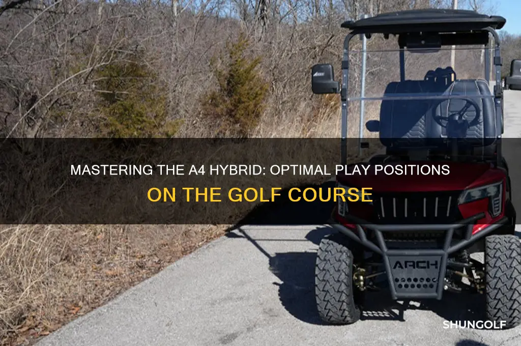 where do i play a4 hybrid golf club from