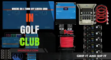 How to Disable Green Grid in Golf Club Settings Easily