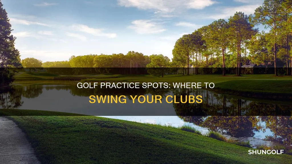 where do people practice golf