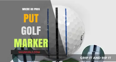 Golf Marker Placement: Where the Pros Put It