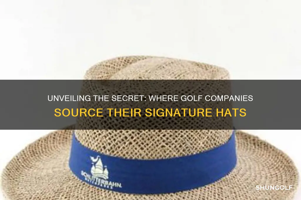 where do the golf companies buy hats