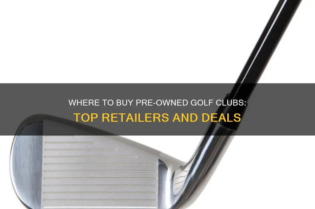 where do they sell pre owned golf clubs