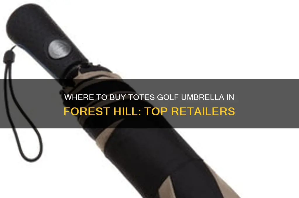 where do they sell totes golf umbrella forest hill