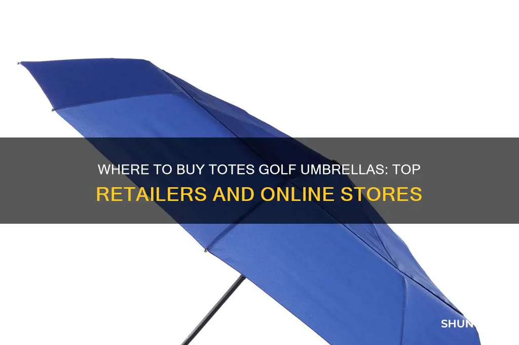 where do they sell totes golf umbrella