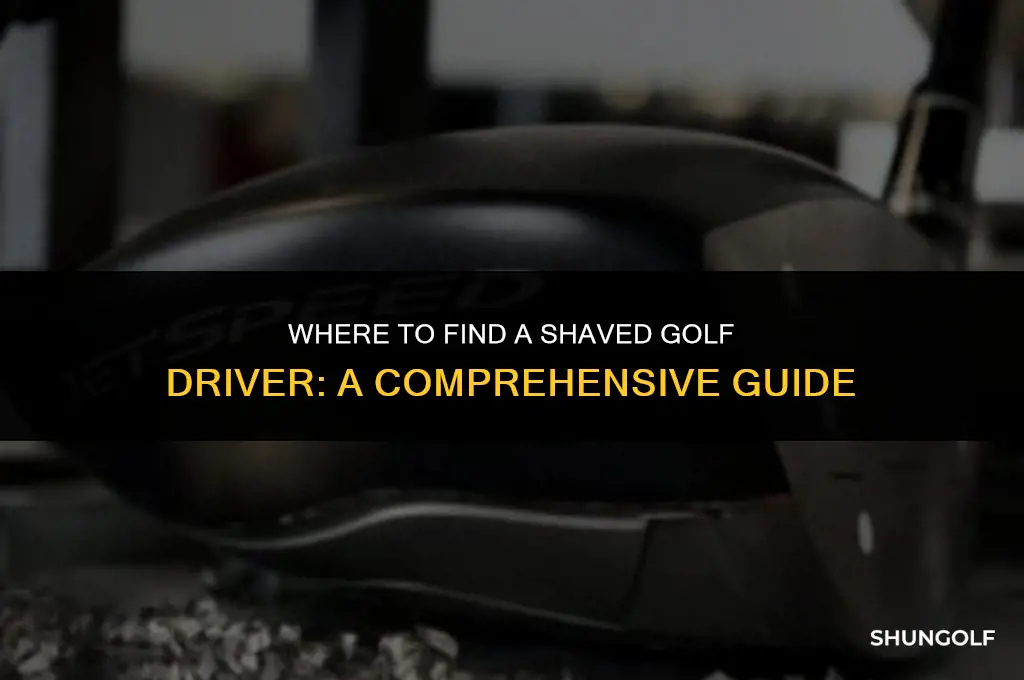 where do u buy a shaved golf driver