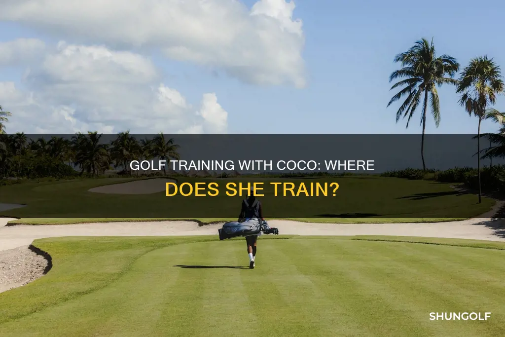 where does coco golf train