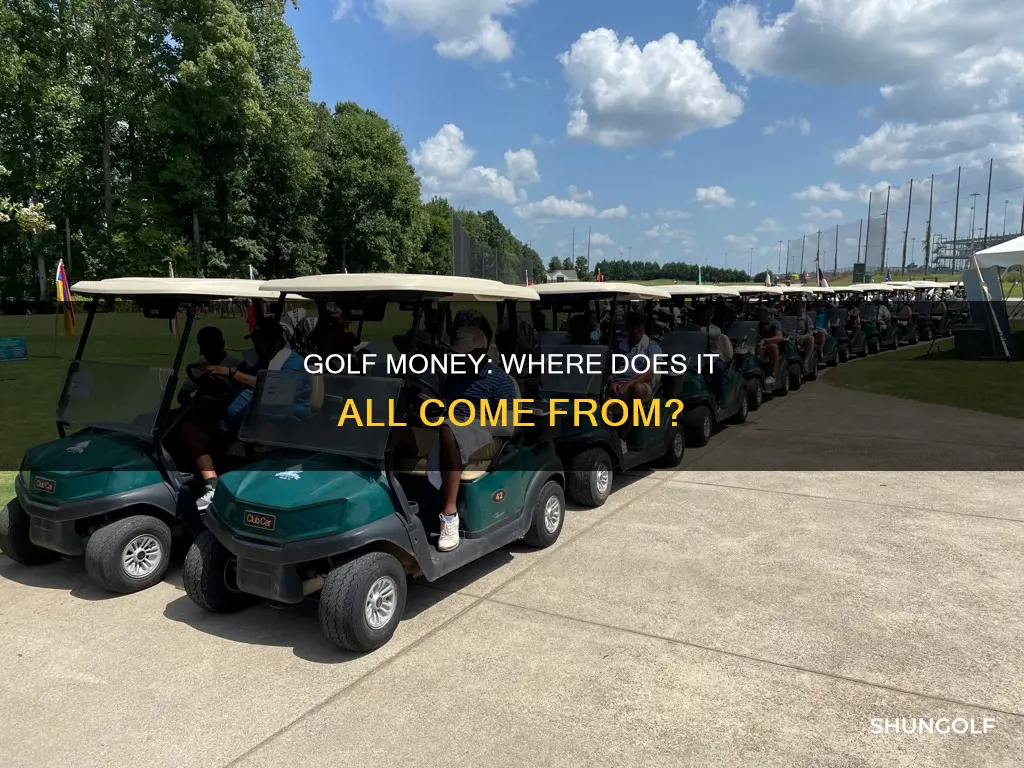 where does golf money come from