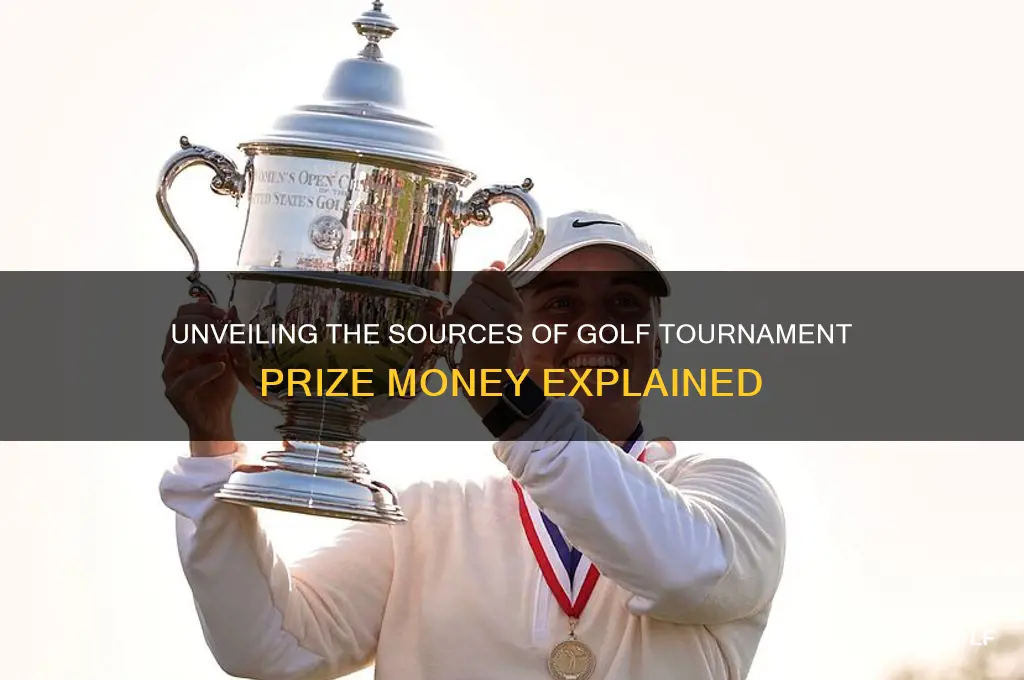where does golf purse money come from