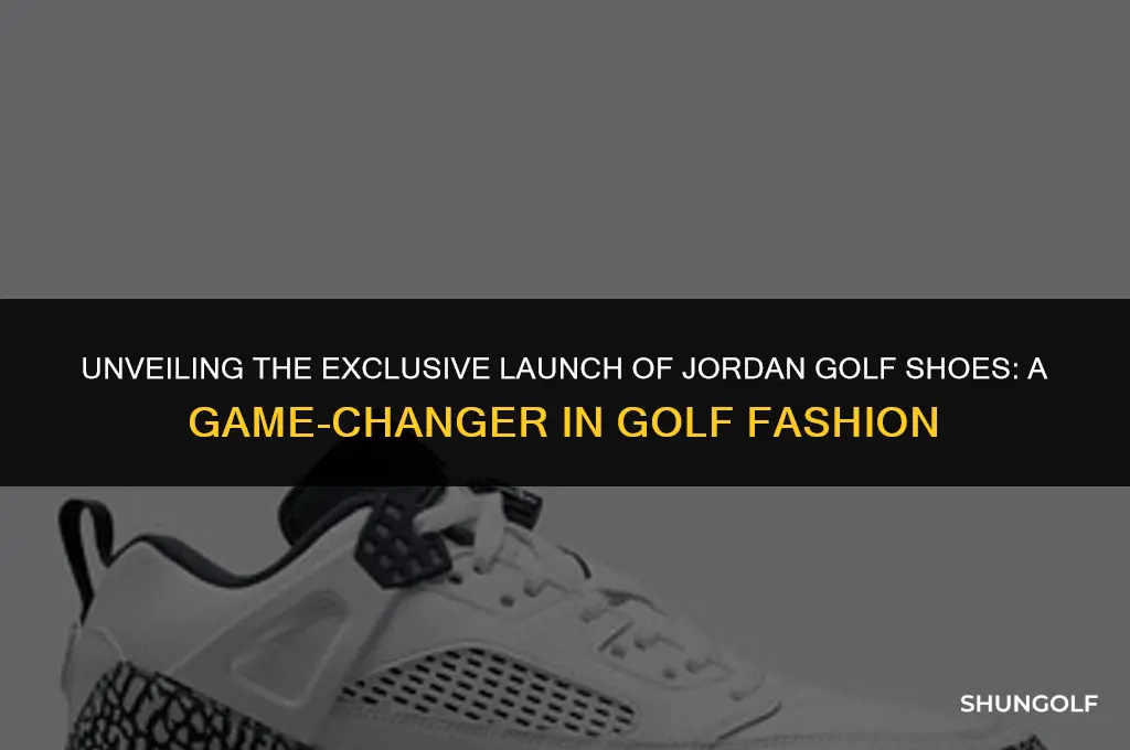 where does jordan golf shoes launch at