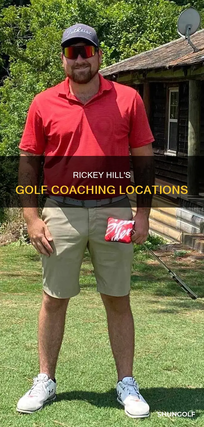 where does rickey hill coach golf