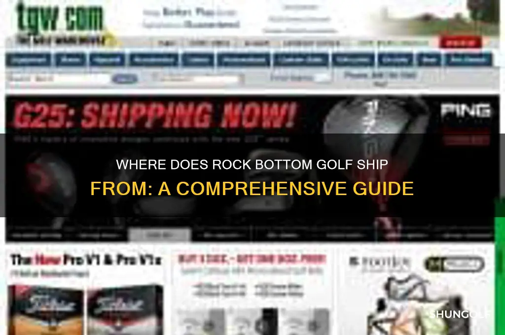 where does rock bottom golf ship from