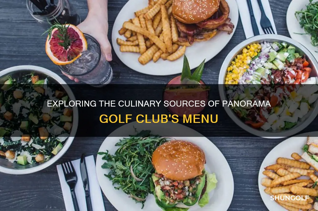 where does the food for the panorama golf club
