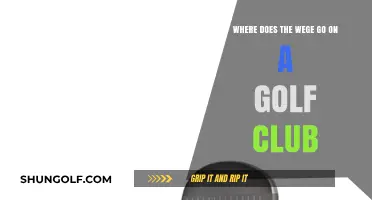 Understanding the Purpose and Placement of the Wege on Golf Clubs