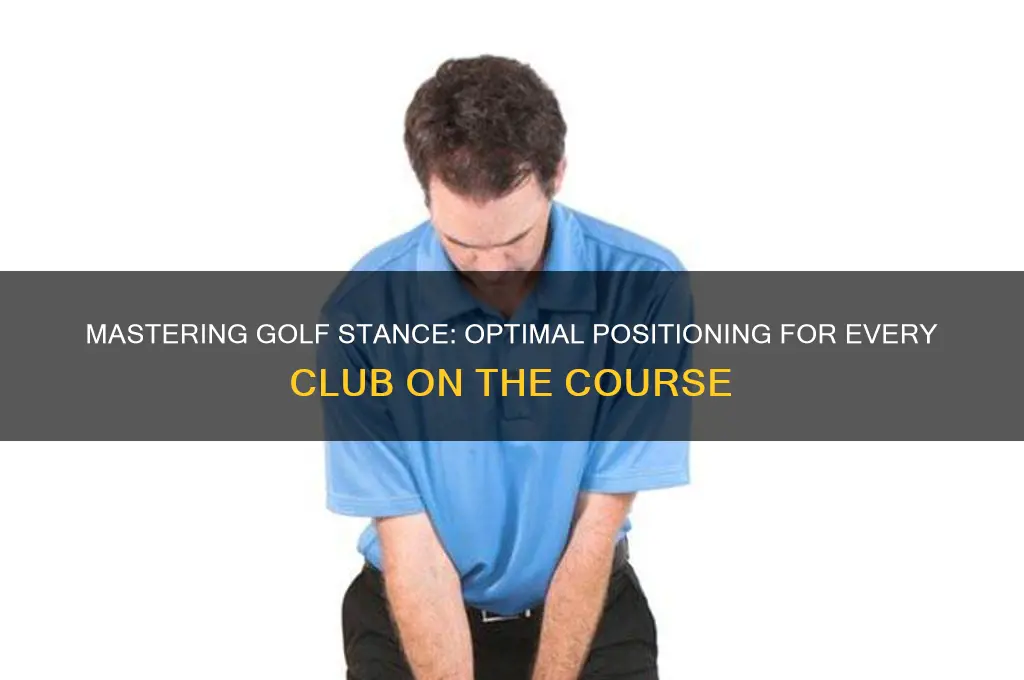 where each club should be stance golf