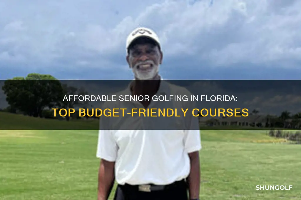 where in florida is it cheap to golf for seniors