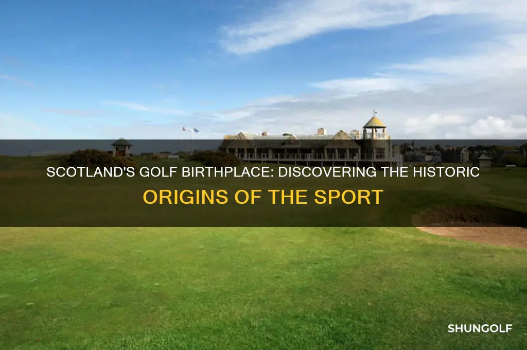 where in scotland was the birthplace of golf