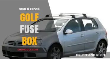 Locating the Fuse Box in a 54 Plate Golf: A Guide
