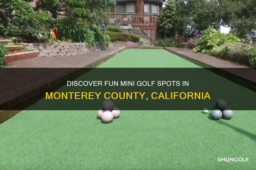 where is a mini golf in monterey county