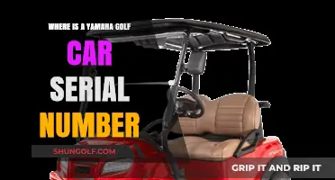 Locating Your Yamaha Golf Car Serial Number: A Quick Guide