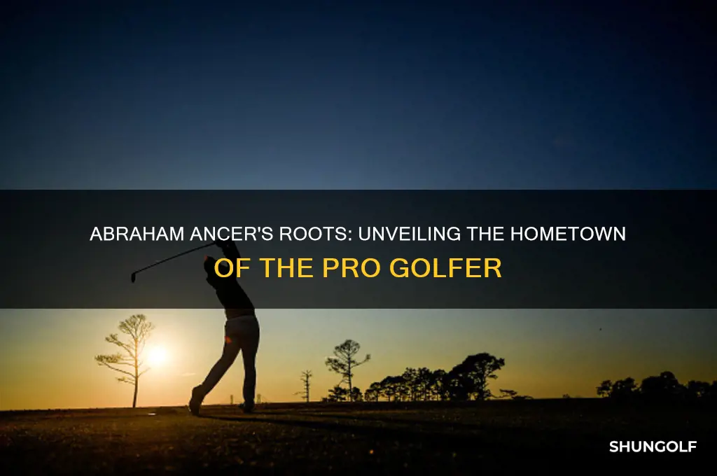 where is abraham ancer the golfer from