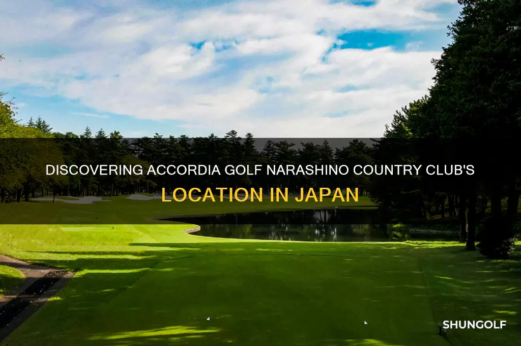where is accordia golf narashino country club