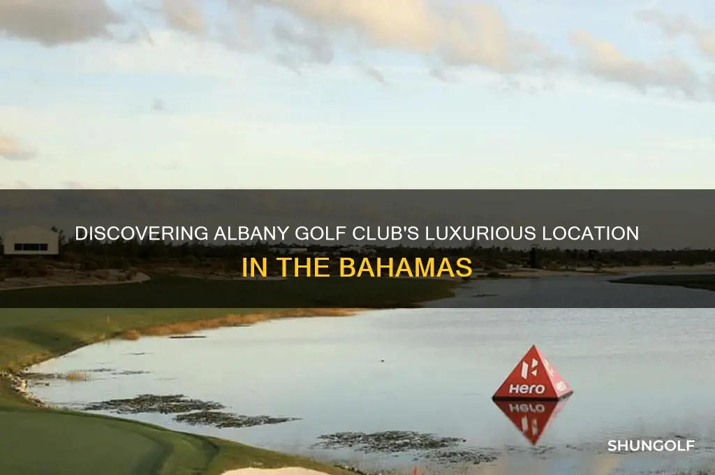 where is albany golf club bahamas
