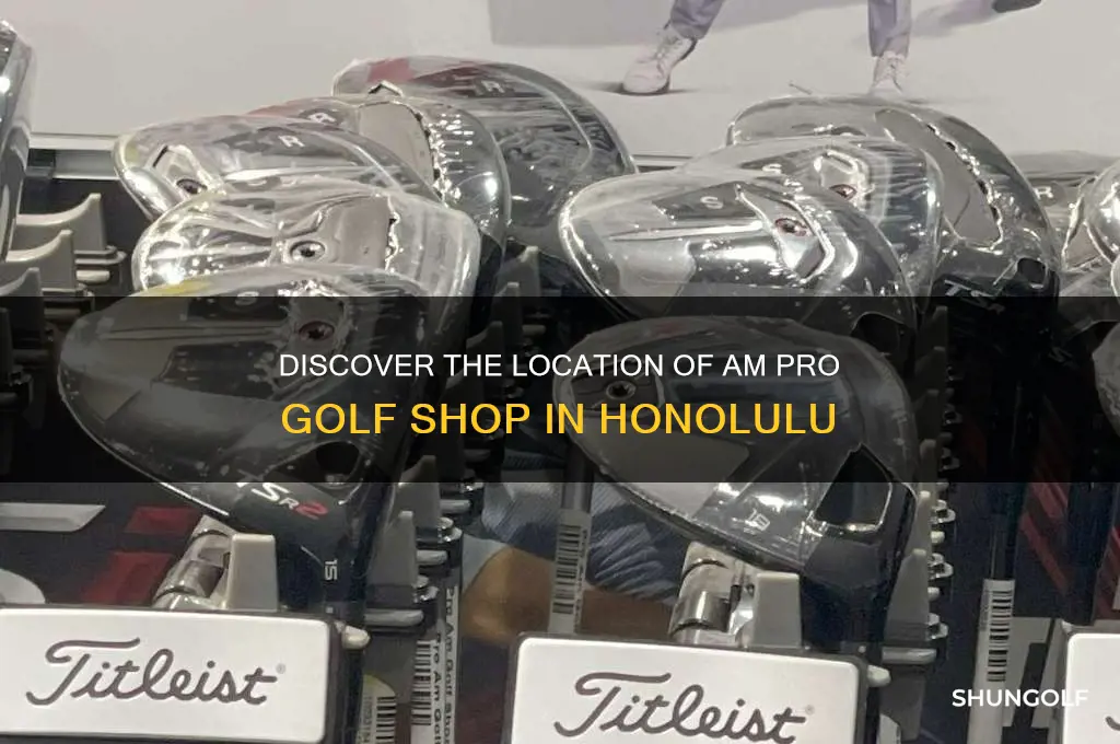 where is am pro golf shop honolulu