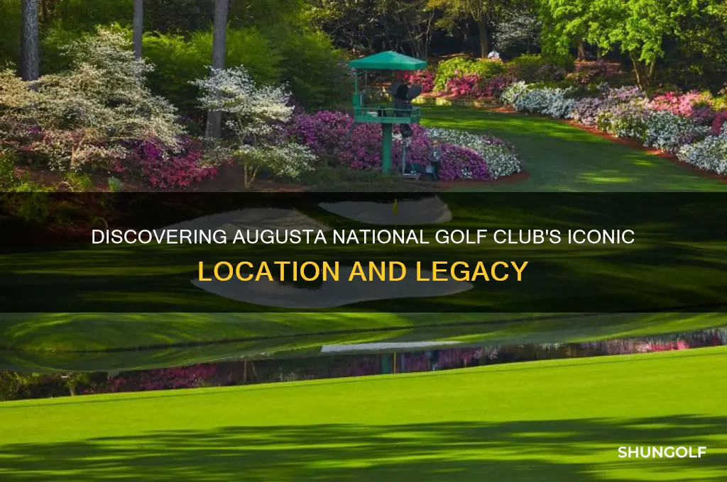 where is augusta national golf club