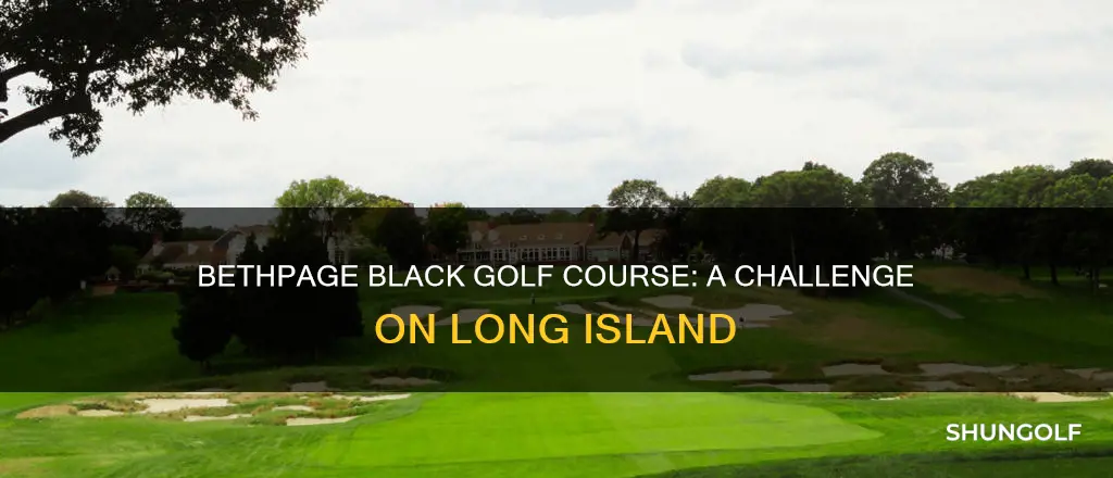 where is bethpage black golf