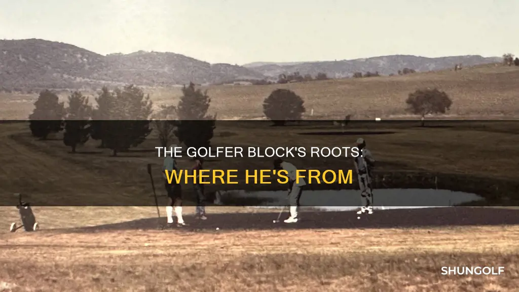 where is block the golfer from
