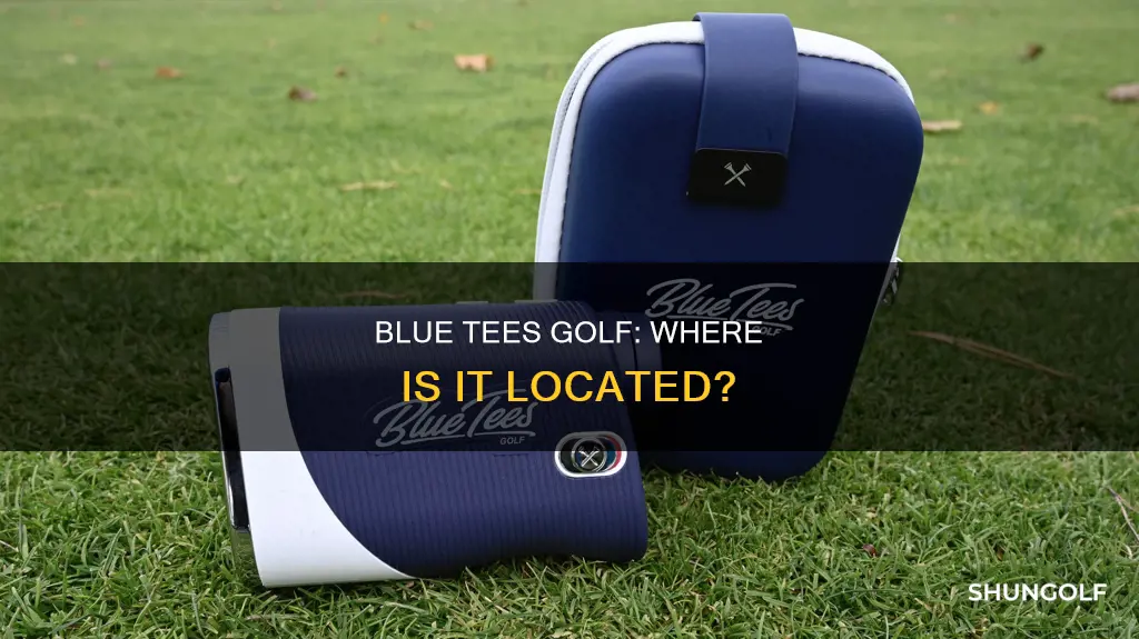 where is blue tees golf located