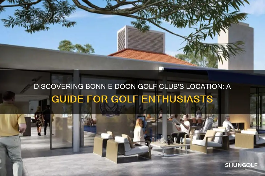 where is bonnie doon golf club