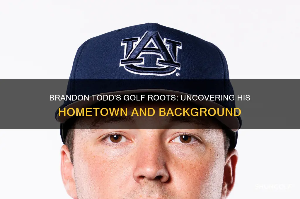 where is brandon todd the golfer from