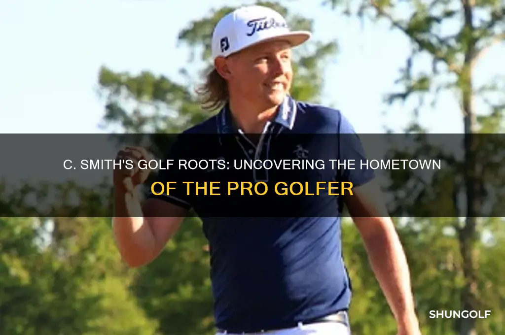 where is c smith the golfer from