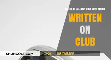 Locating Callaway Golf Club Model Numbers: A Quick Guide