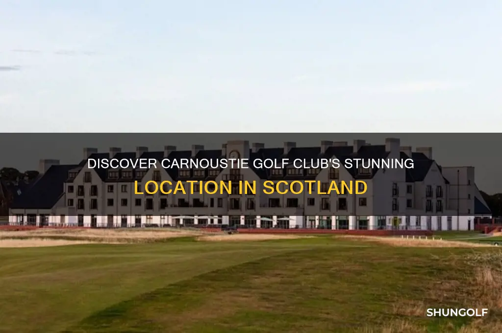 where is carnoustie golf club in scotland