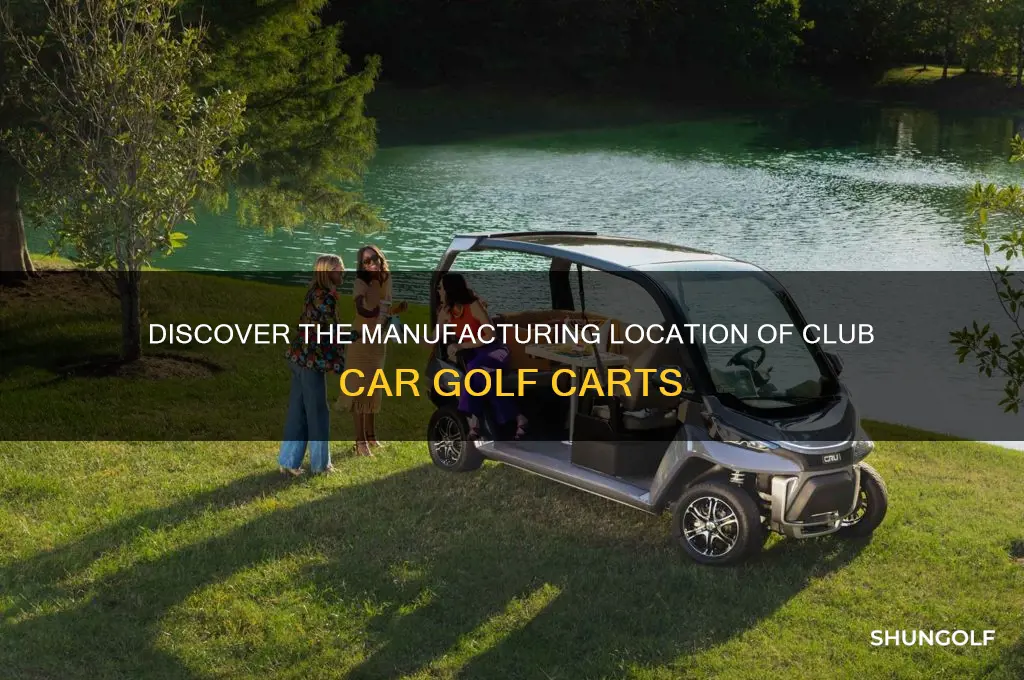 where is club car golf carts made