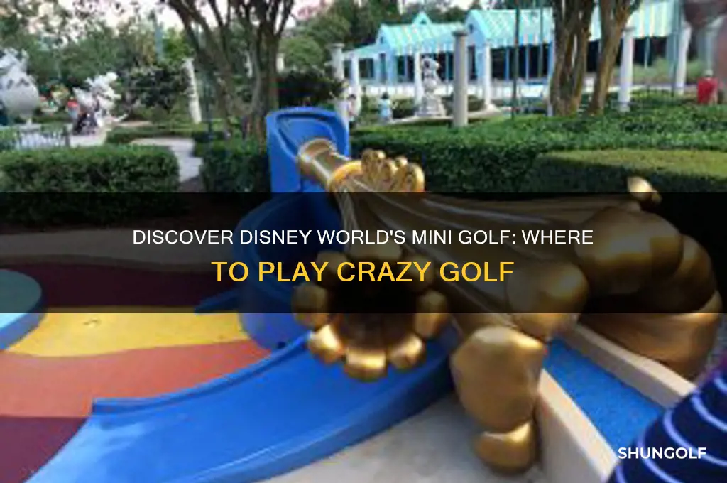 where is crazy golf located in disney world