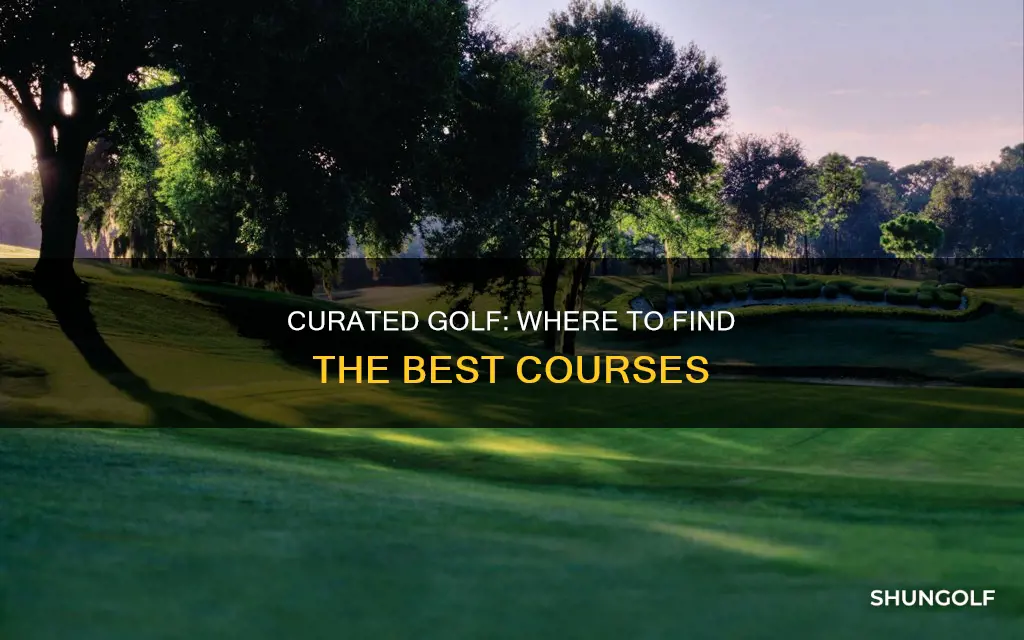 where is curated golf