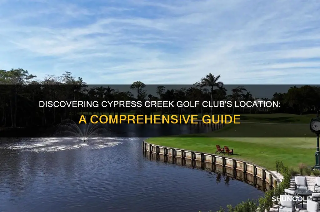 where is cypress creek golf club